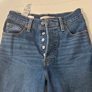 Levi's Blue Straight Leg Women's Jeans